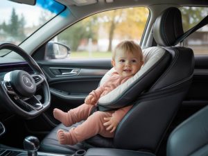 Peut-on utiliser le bruit blanc pour faciliter les trajets en voiture avec bébé ?