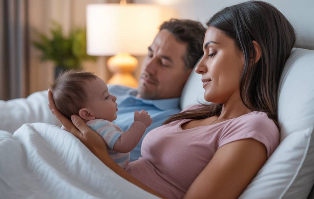 Bruit blanc et sommeil des parents épuisés : peut-il aussi aider les adultes à mieux dormir après l’arrivée de bébé ?