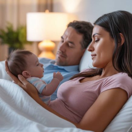 Bruit blanc et sommeil des parents épuisés : peut-il aussi aider les adultes à mieux dormir après l’arrivée de bébé ?