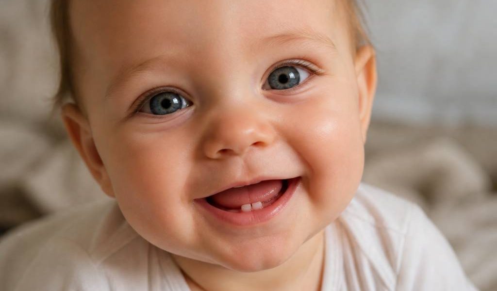 À quel âge apparaissent les dents de lait ?