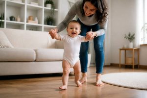Acquisition de la marche : étapes, conseils et signes à surveiller chez bébé