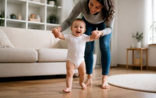 Acquisition de la marche : étapes, conseils et signes à surveiller chez bébé