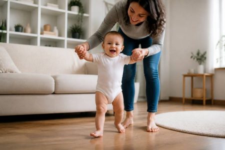 Acquisition de la marche : étapes, conseils et signes à surveiller chez bébé