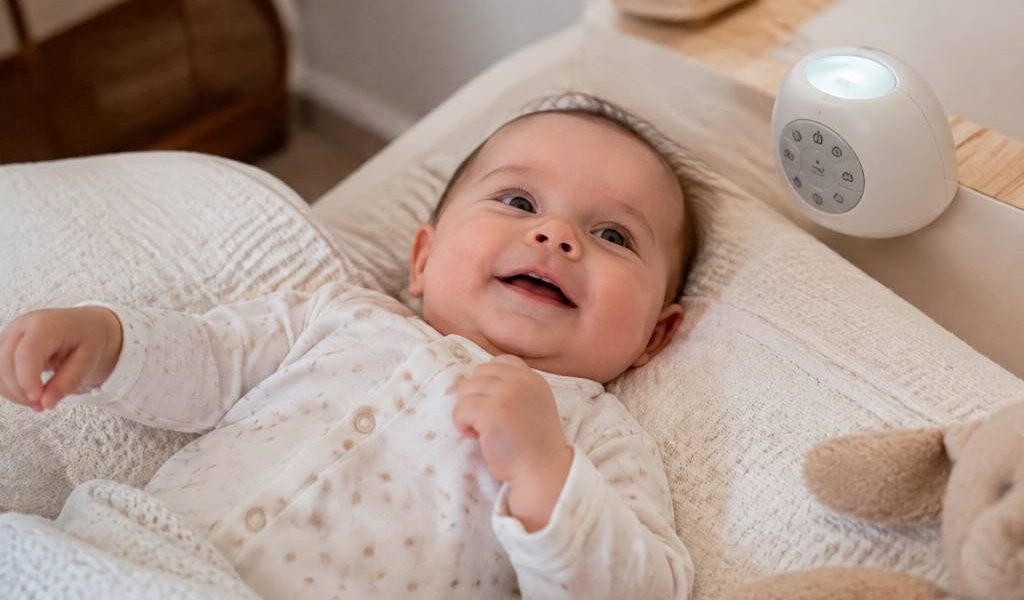 À 5 mois, que fait bébé ? Repères de développement et bruit blanc pour le sommeil