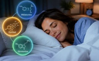 3 hormones du sommeil : mélatonine, cortisol et sérotonine, comprendre leur rôle pour mieux dormir