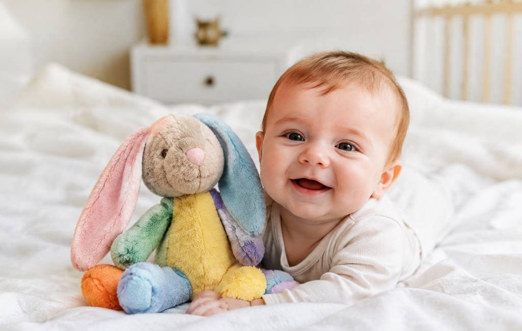 Comment choisir un doudou lapin multicolore pour bébé ?